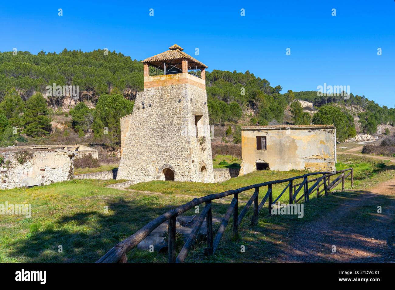 Parco minerario di Floristella-Grottacalda, Valguarnera Caropepe, Enna, Sicilia, Italia, Mediterraneo, Europa Foto Stock