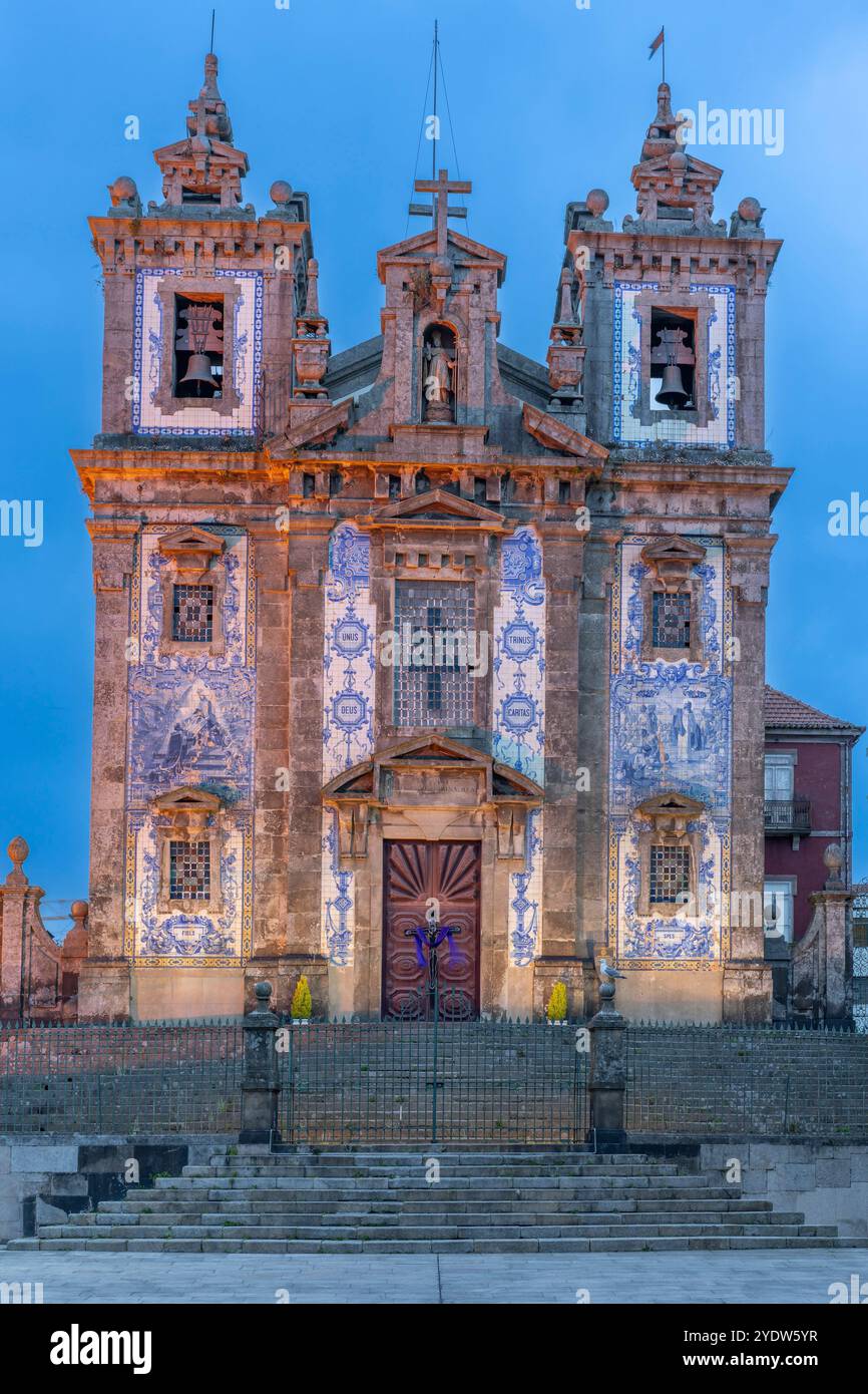 Chiesa di San Ildefonso, patrimonio dell'umanità dell'UNESCO, Porto (Oporto), Norte, Portogallo, Europa Foto Stock