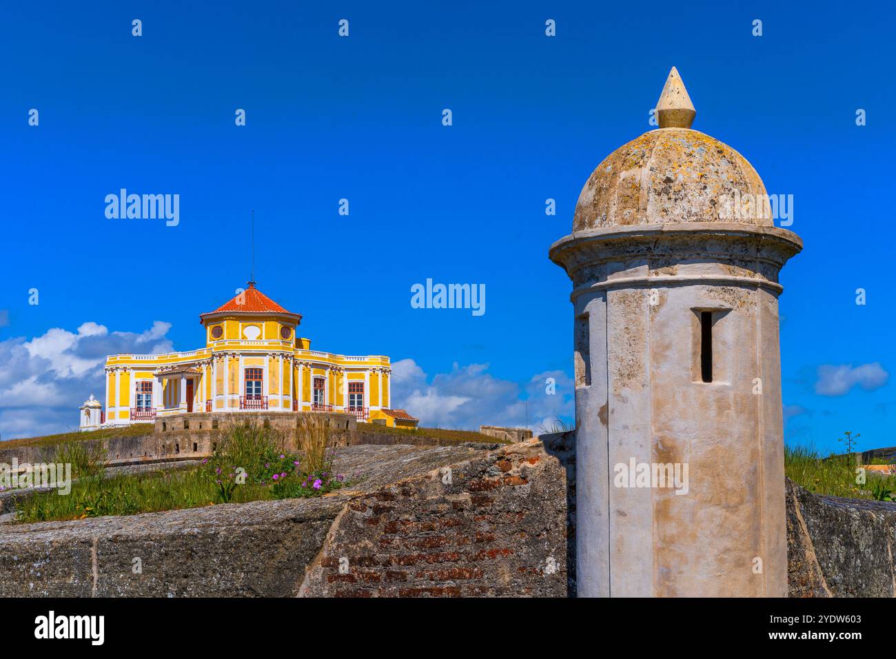 Forte di Nossa Senhora da Graca, sito patrimonio dell'umanità dell'UNESCO, Elvas, Alentejo, Portogallo, Europa Foto Stock