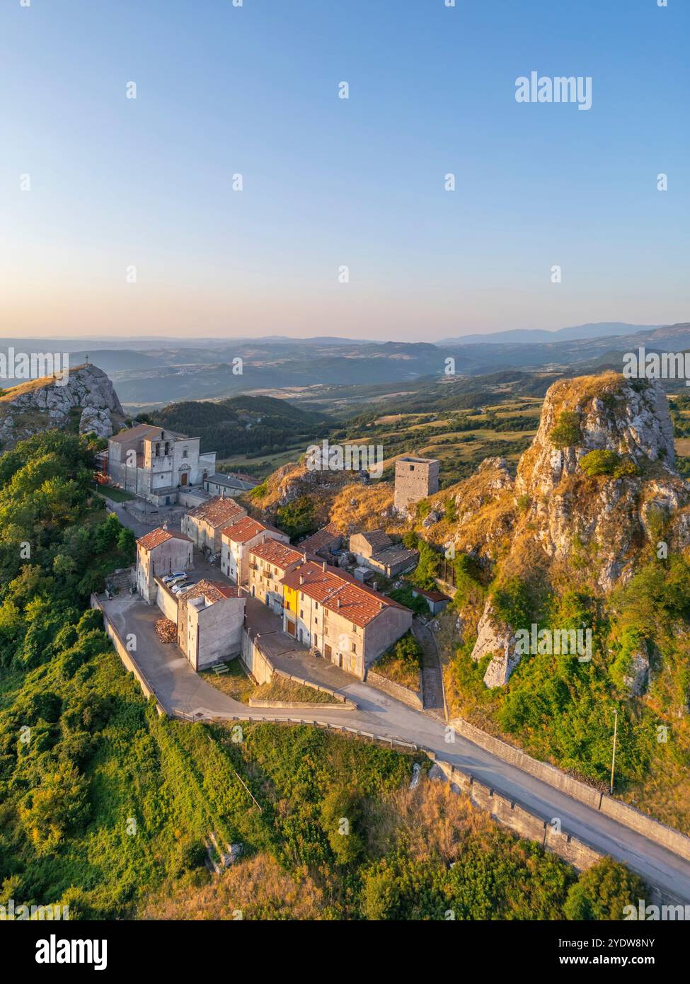 Pietrabbondante, Isernia, Molise, Italia, Europa Foto Stock