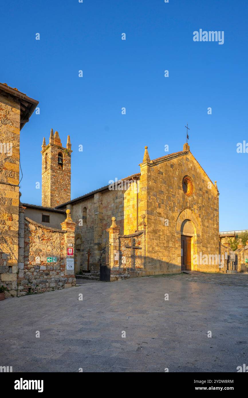 Monteriggioni, Siena, Toscana, Italia, Europa Foto Stock