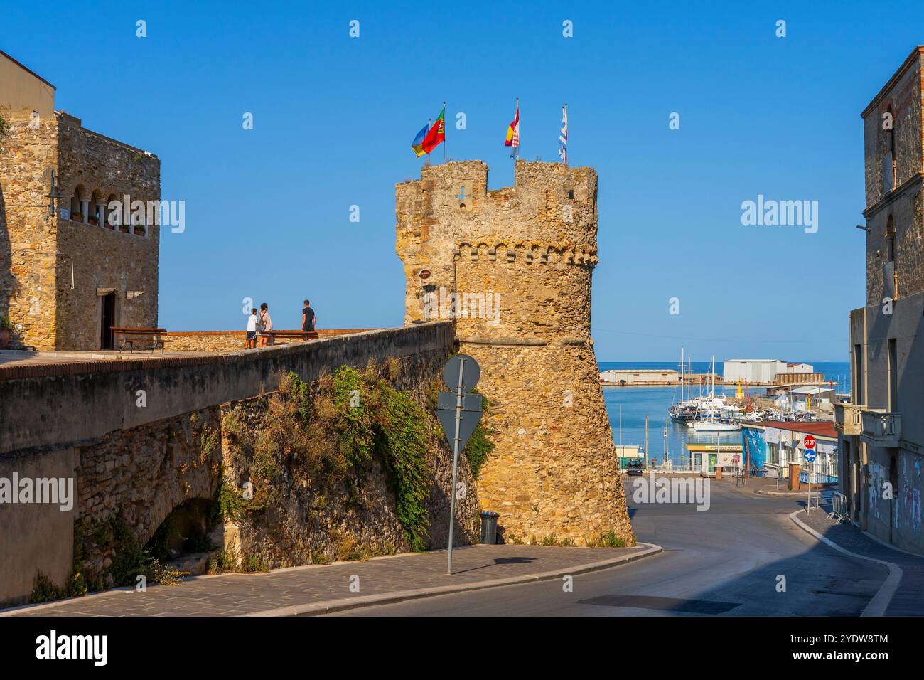 Belvedere Tower, Termoli, Campobasso, Molise, Italia, Europa Foto Stock