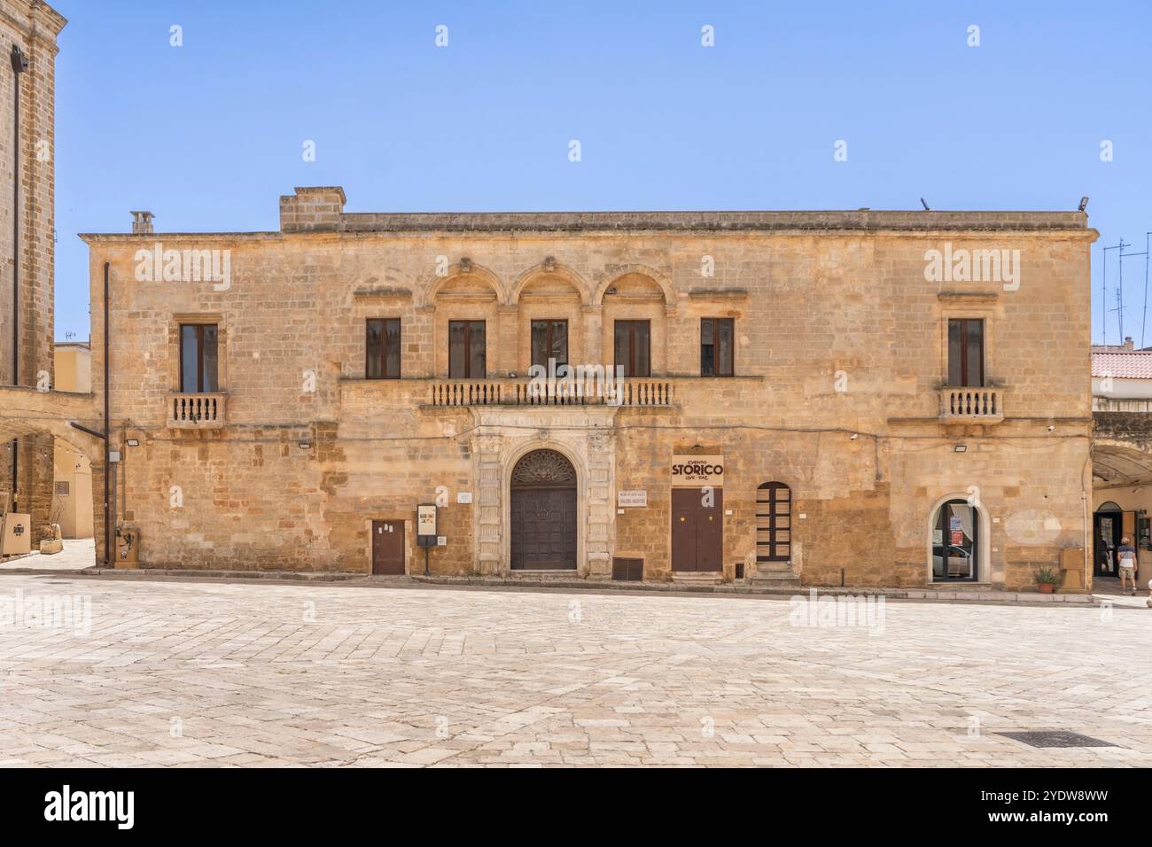 Palazzo dei Cavalieri, Mesagne, Brindisi, Salento, Puglia, Italia, Europa Foto Stock