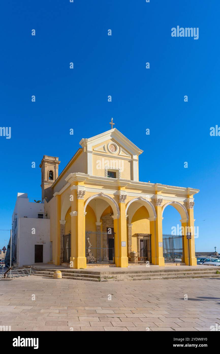 Chiesa di Santa Maria del Canneto, Porto Vecchio, Gallipoli, Lecce, Salento, Puglia, Italia, Europa Foto Stock