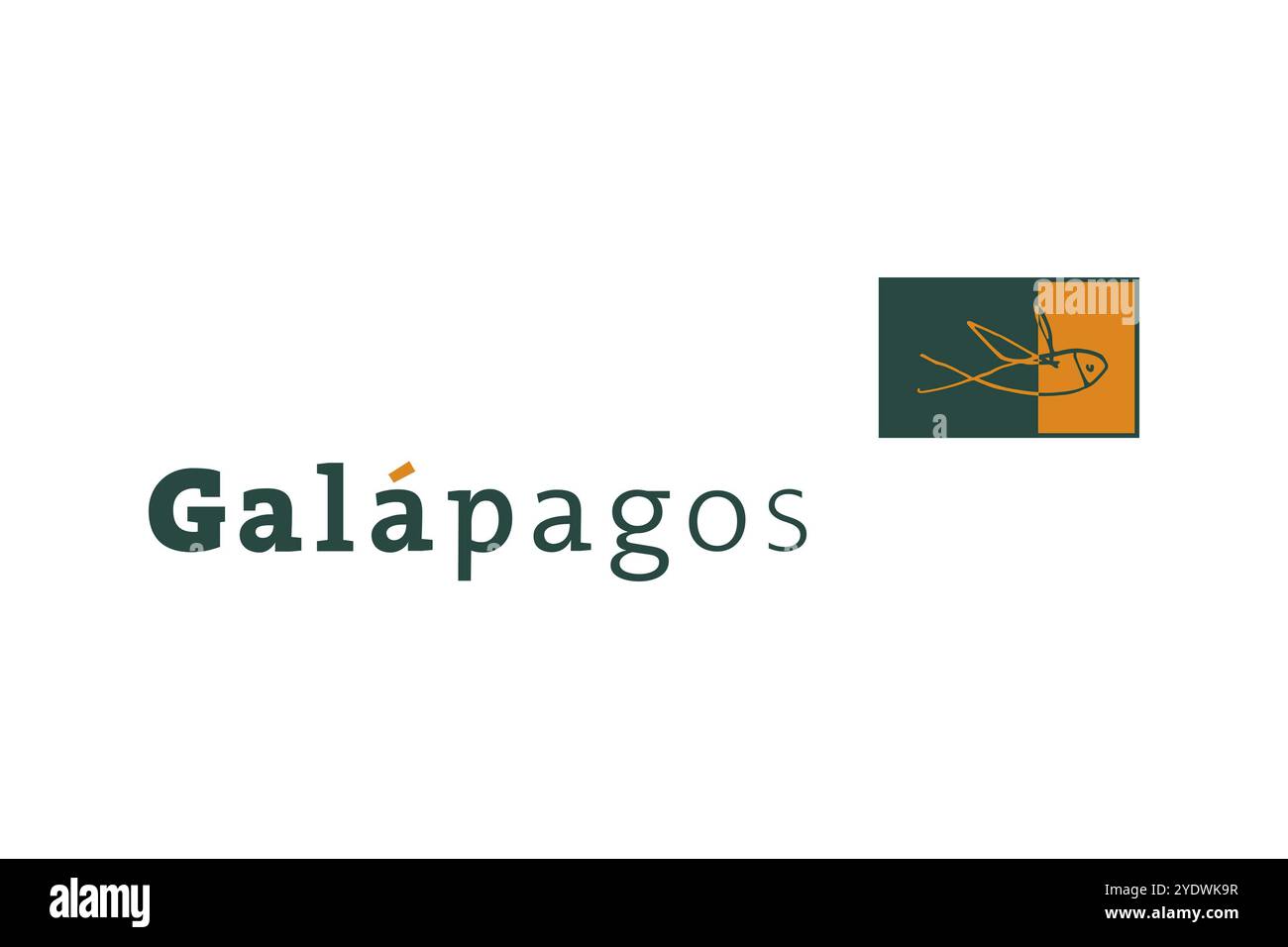 Medico, Galapagos NV Galapagos NV, Logo, sfondo bianco, marchio Foto Stock