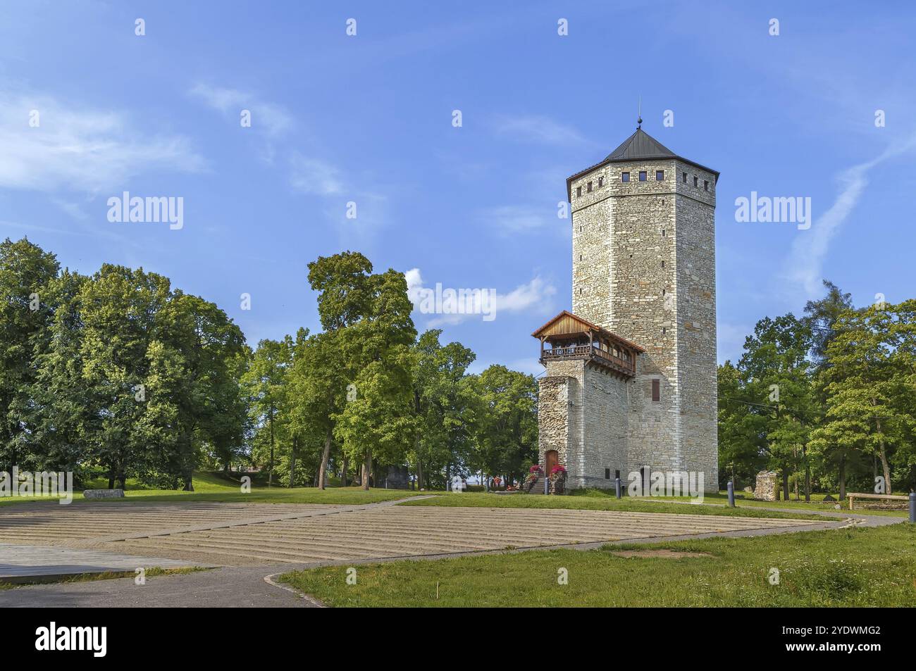 Il castello fu costruito a Paide nel 1265 o 1266, in Estonia, in Europa Foto Stock