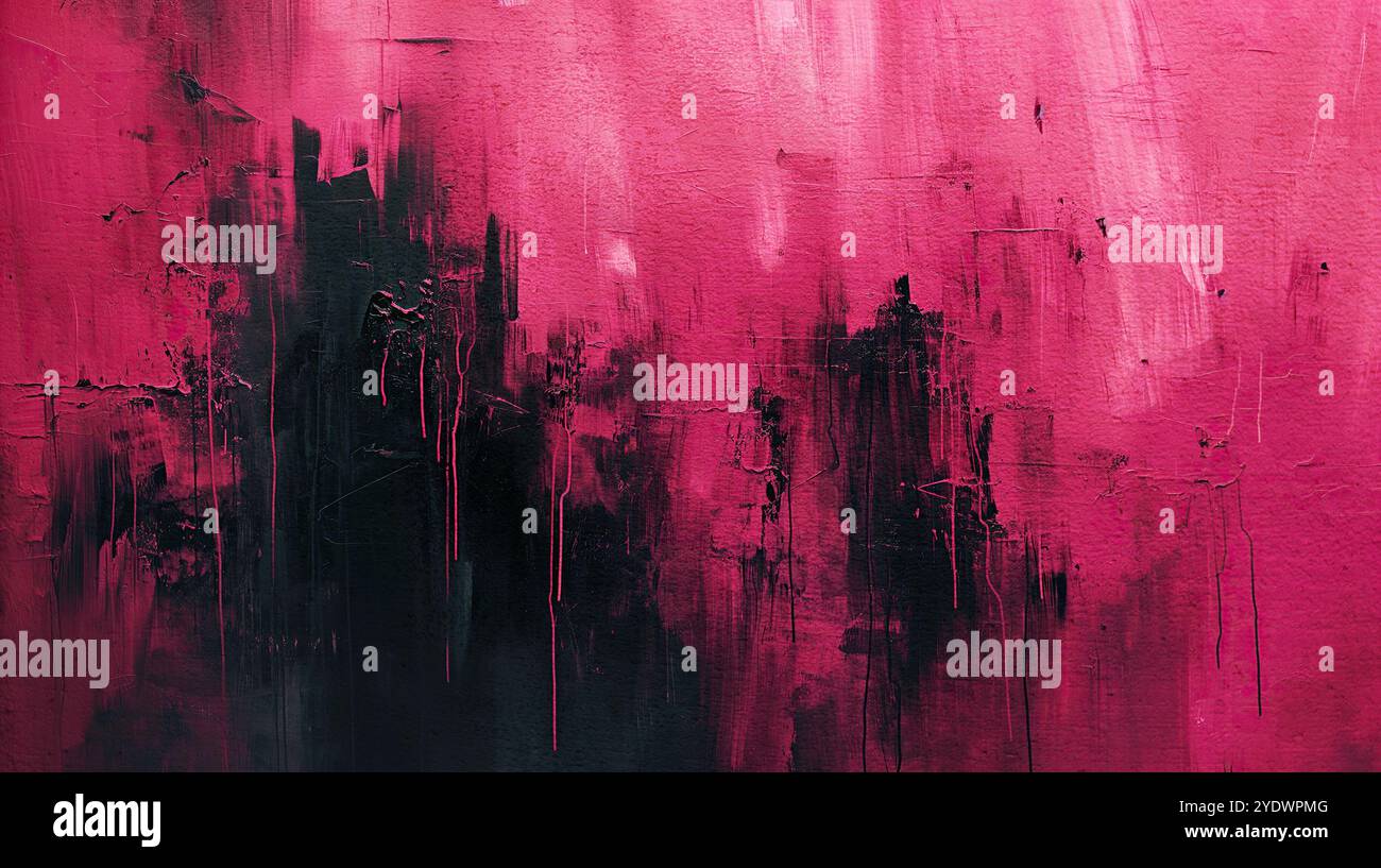 Sfumatura sfocata colorata con sfondo effetto granulosità, per design di prodotti artistici, social media, trendy, vintage, brochure, banner.acrilico astratto. Foto Stock