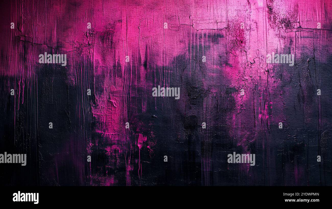 Sfumatura sfocata colorata con sfondo effetto granulosità, per design di prodotti artistici, social media, trendy, vintage, brochure, banner.acrilico astratto. Foto Stock