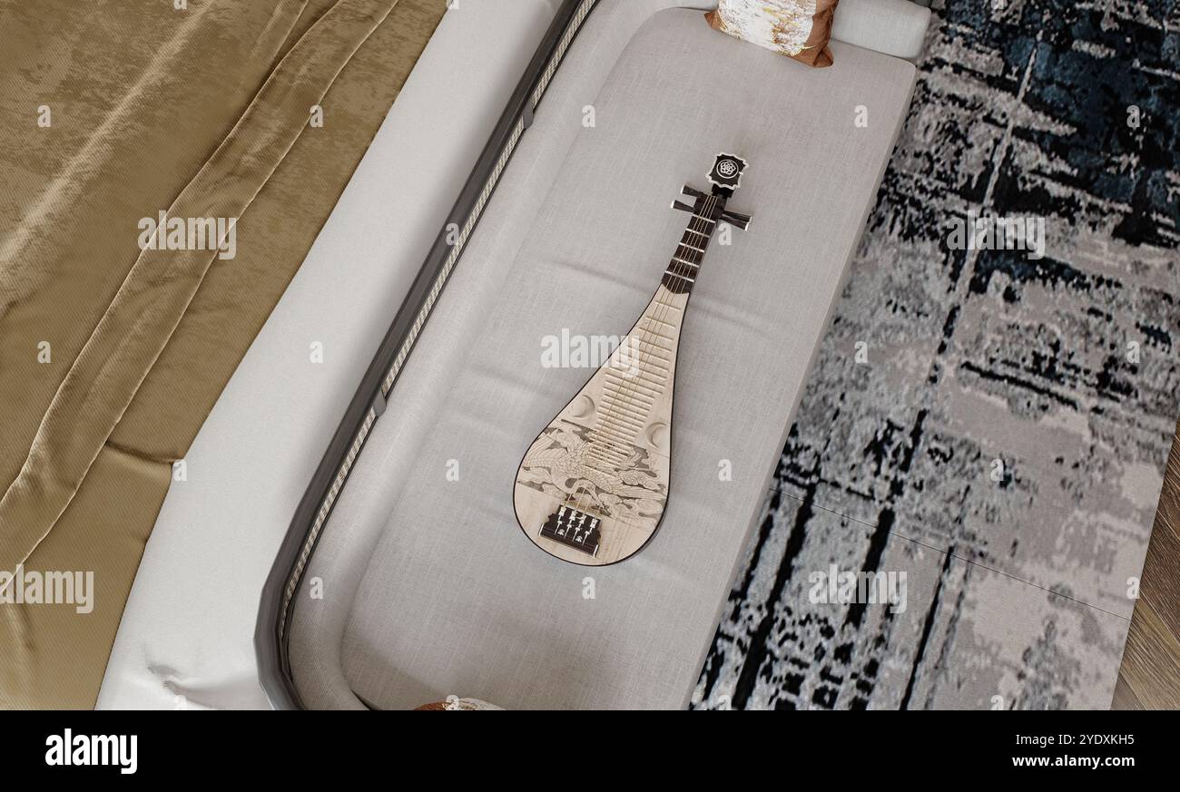 apparecchiature musicali per rendering 3d. Foto Stock