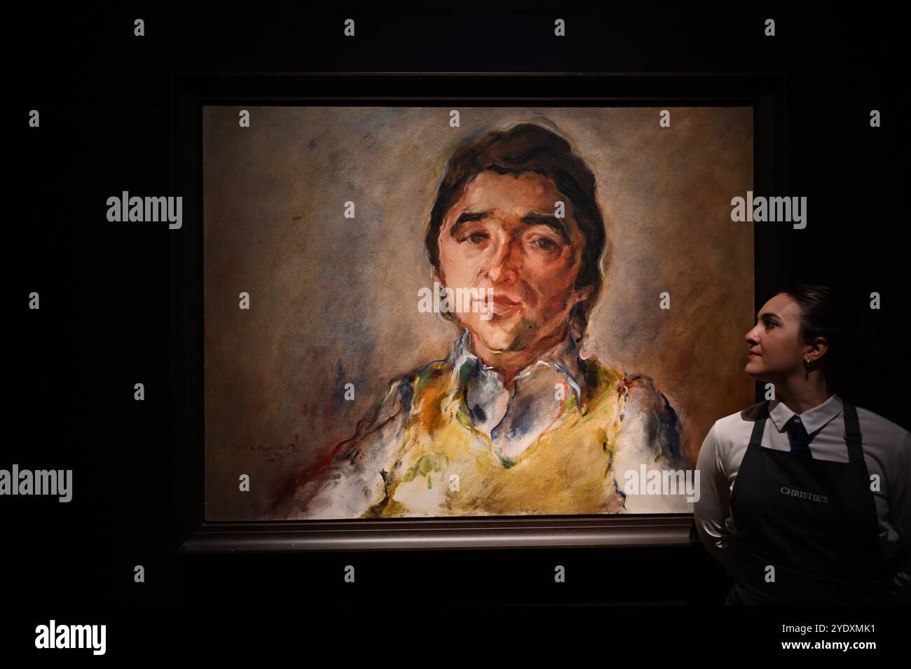 Basandosi sul successo dello scorso anno di Marhala: Highlights della collezione Dalloul, Christie's è onorata di offrire un secondo eccezionale gruppo di opere della collezione Dalloul, Beirut. Formata dal Dr. Ramzi Dalloul e Saeda El Husseini e avanzata dal loro figlio, Dr. Basel Dalloul, la collezione presenta un viaggio coinvolgente attraverso la storia dell'arte araba moderna e contemporanea. Foto Stock