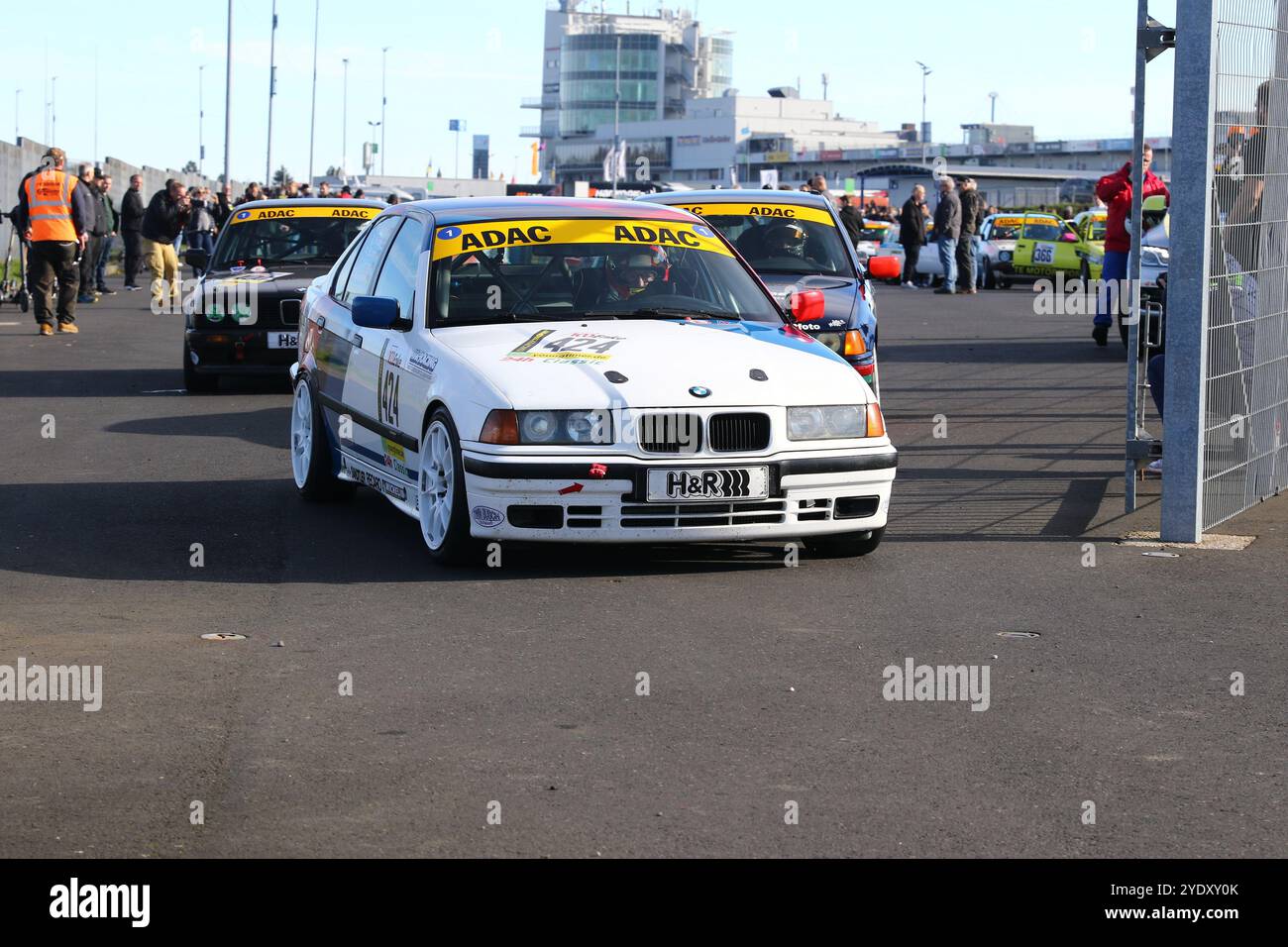 #424 Thomas Kappeler (Bad Saulgau/GER) / Willy Hueppi (CHE), BMW E36, Team: Motorsport, ADAC Youngtimer Trophy, 'Schwedenkreuz', Nuerburgring, Deutschland, 26.10.2024 foto: Eibner-Pressefoto/Juergen Augst Foto Stock