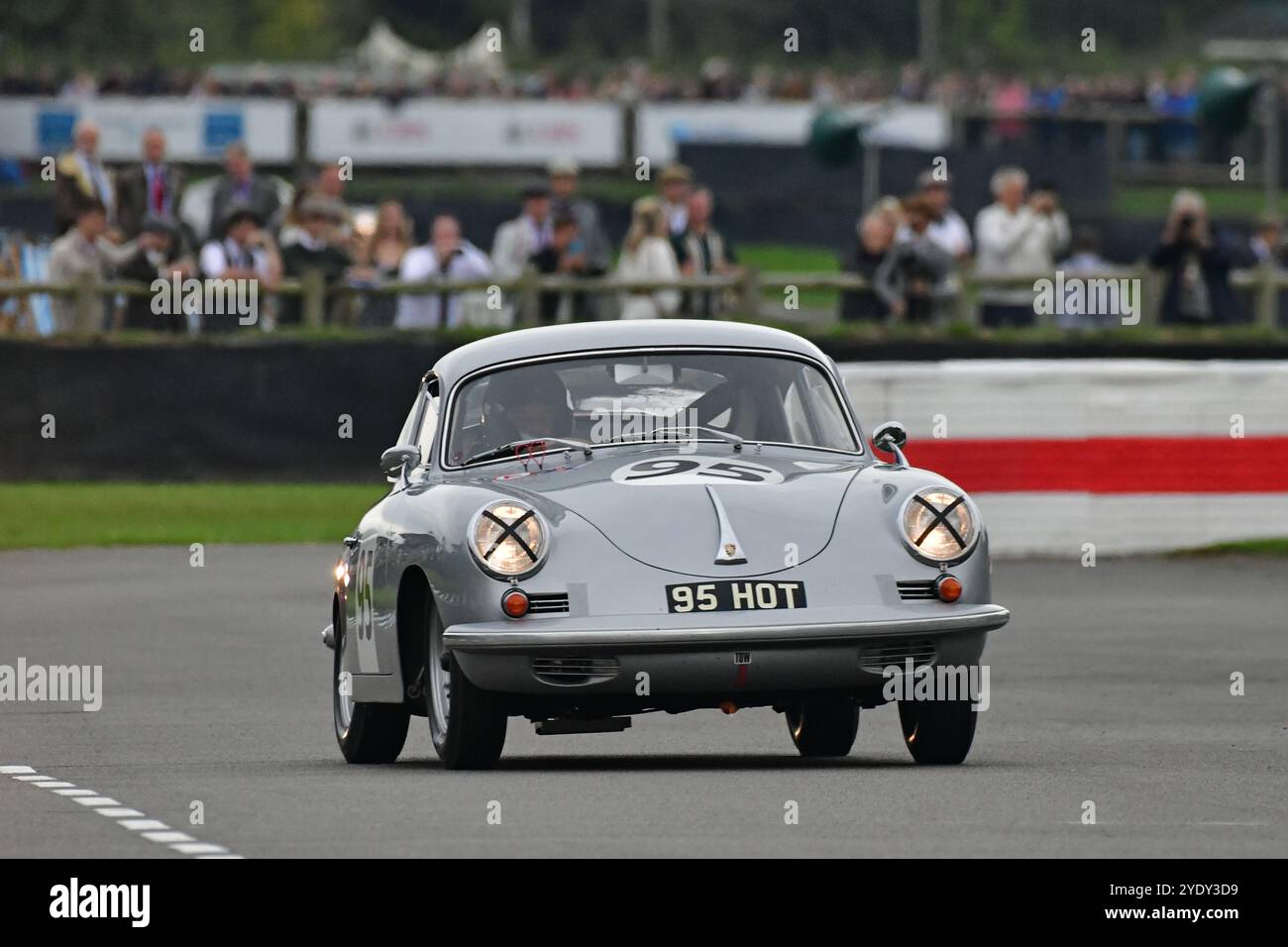 Greg Audi, Tarek Mahmoud, Porsche 356 Carrera GT, Stirling Moss Memorial Trophy, con vetture GT chiuse che gareggiavano prima del 1963, un'ora Foto Stock