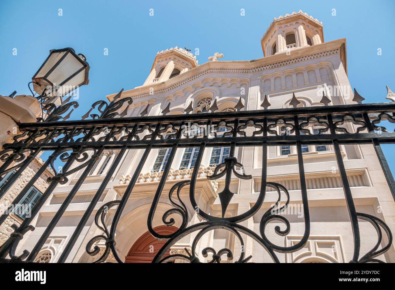 Dubrovnik Croazia, città vecchia Stari Grad, città fortificata di Ragusa, via Ulica od Puca, Chiesa cristiana ortodossa serba della Santa Annunciazione, SPC Crkva Sve Foto Stock