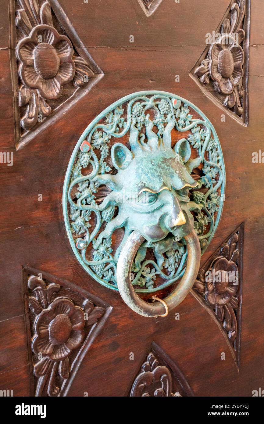 Dubrovnik Croazia, città vecchia di Stari Grad, città fortificata di Ragusa, via Ulica Pred Dvorom, Palazzo del Rettore Kulturno-povijesni muzej u Knezevu dvoruvisitors, cUL Foto Stock