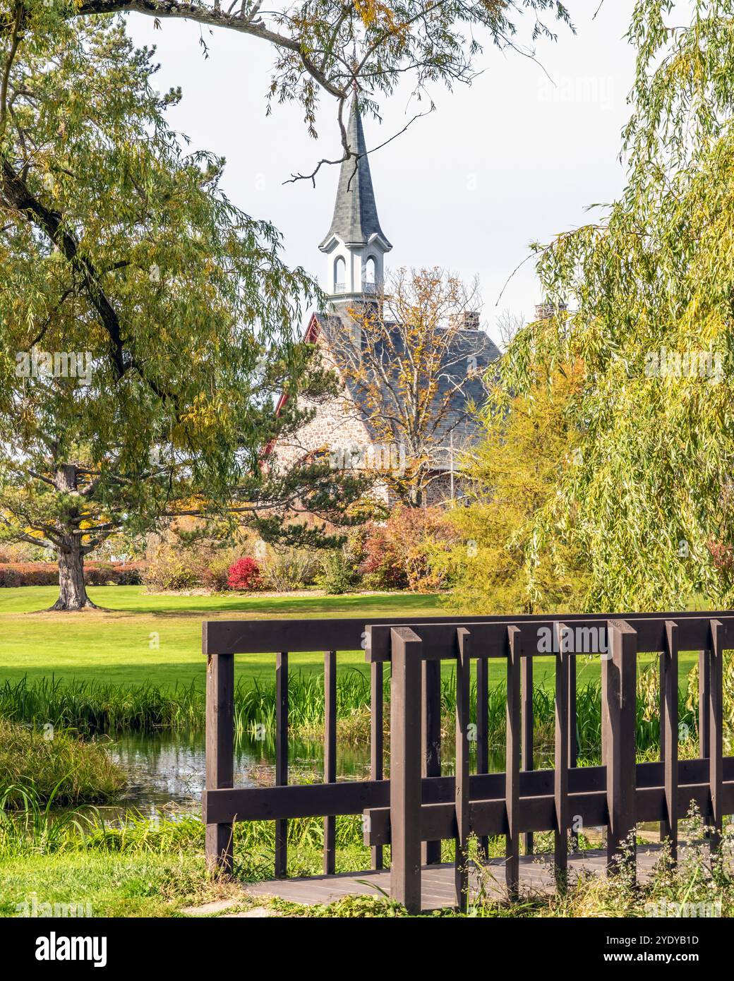 Grand-Pré National Historic Site of Canada si trova nell'ex villaggio acadiano di Grand-Pre nuova Scozia. Il sito è costituito da un parco commemorativo cre Foto Stock