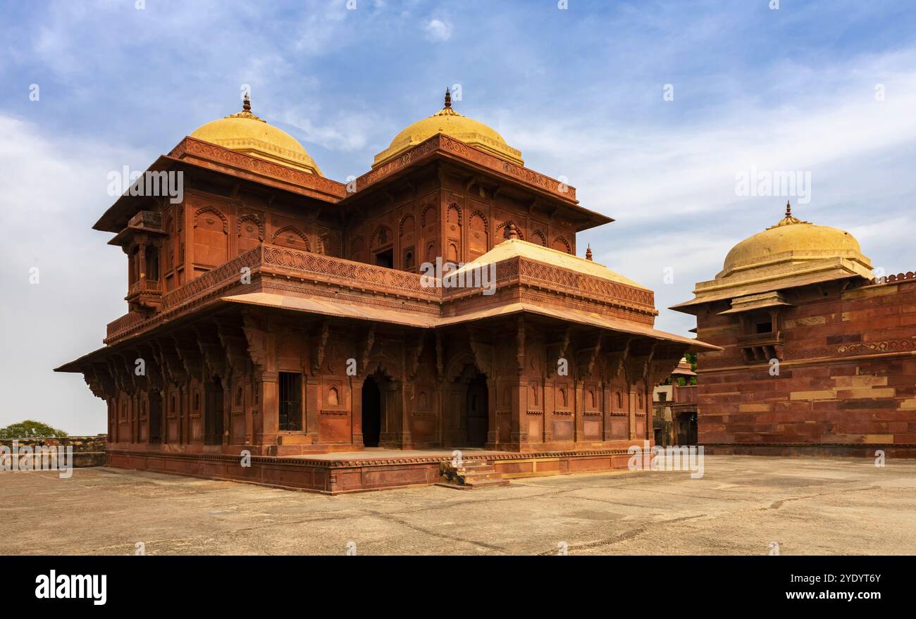 Birbal Palace a Fatehpur Sikri, India Foto Stock