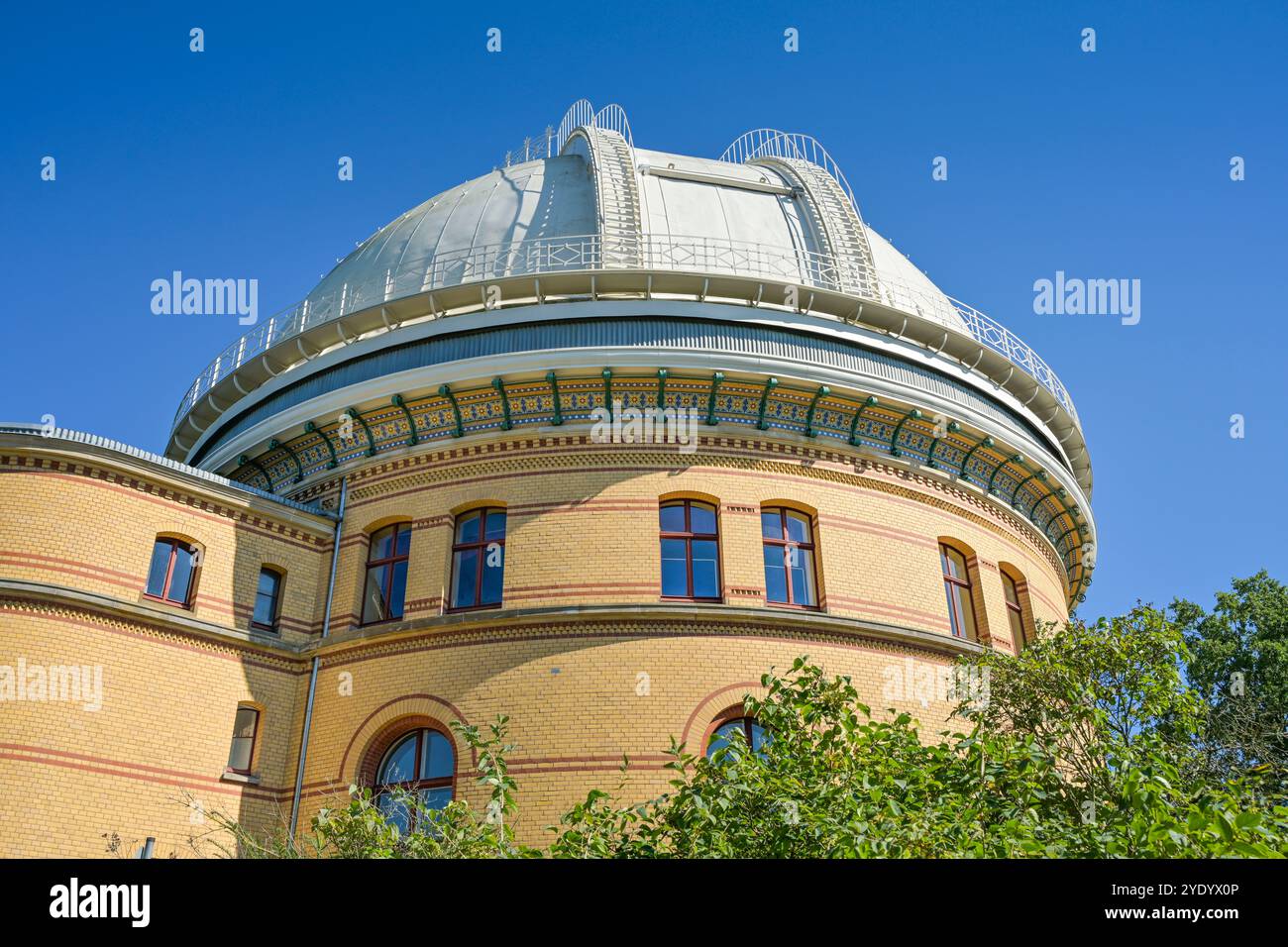 Großer Refraktor, Teleskop, Telegrafenberg, Potsdam, Brandeburgo, Germania Foto Stock