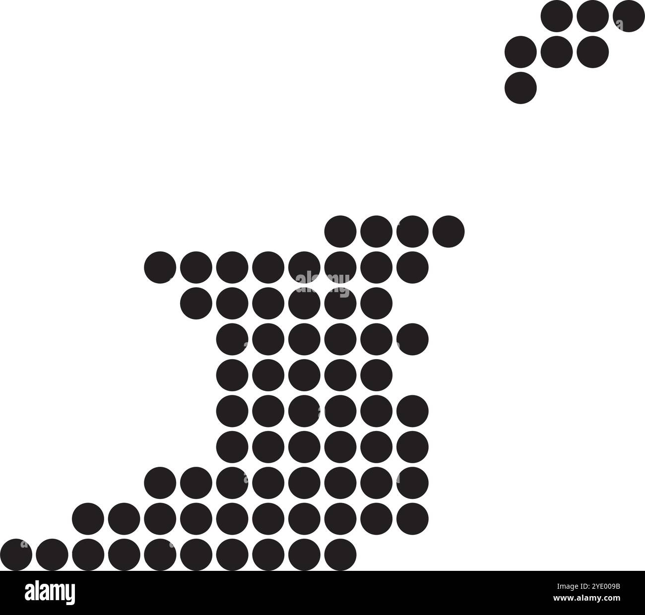 Disegno illustrativo delle icone della mappa di Trinidad e Tobago Illustrazione Vettoriale