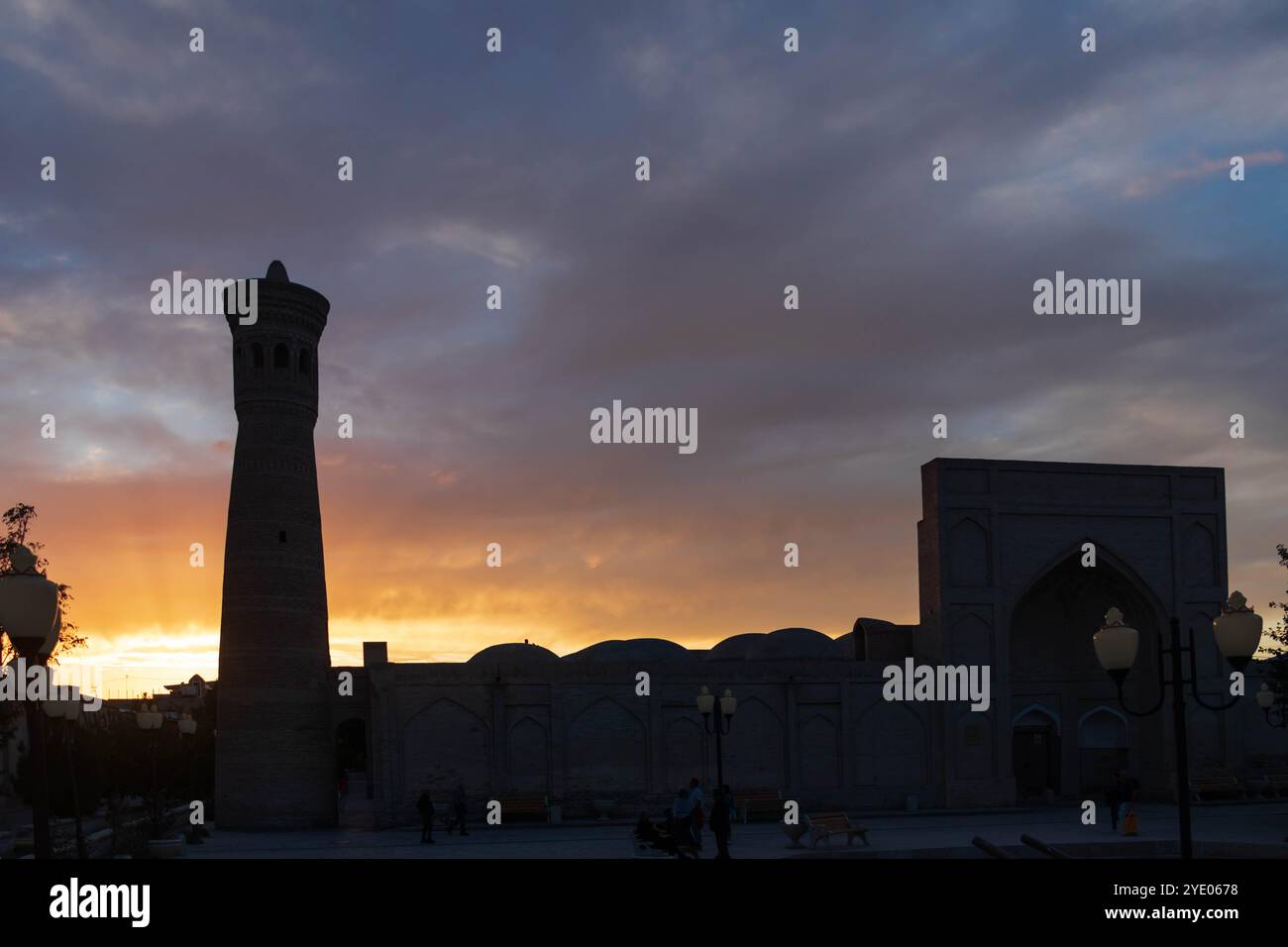Khoja Gaukushan Ensemble - nel centro di Bukhara, è incluso nella lista dei patrimoni dell'umanità dell'UNESCO. Foto Stock