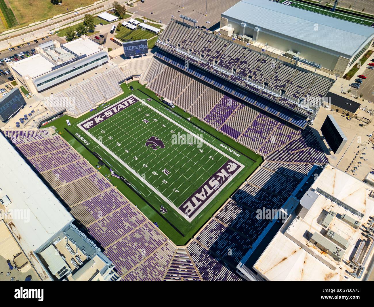 Manhattan, Kansas - 27 settembre 2024: Bill Snyder Family Stadium nel campus della Kansas State University Foto Stock