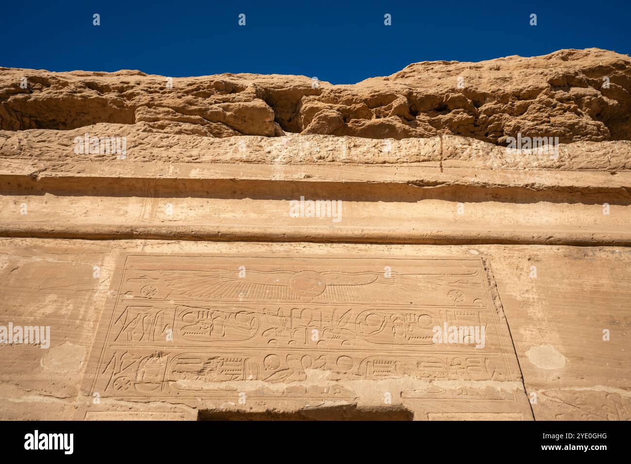 Gebel al-Silsila, Egitto. Foto Stock