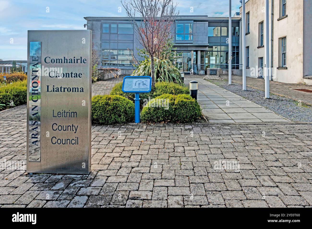 Gli uffici del Leitrim County Council, Carrick on Shannon, Leitrim, Irlanda. Foto Stock