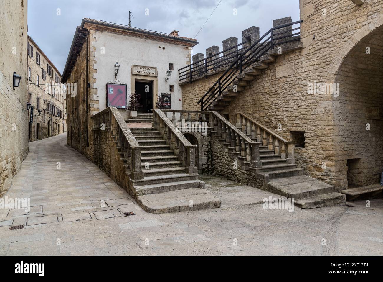 Museo della tortura. Costa dell'Arnella, città di San Marino, San Marino Foto Stock