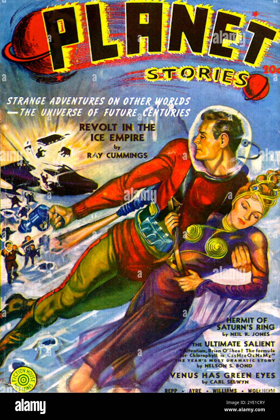 Planet Stories Vol 1 # 4 autunno 1940. Foto Stock