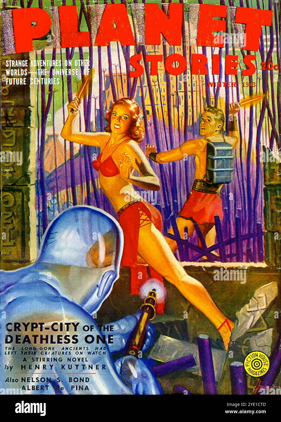 Planet Stories Vol 2 # 5 Inverno 1943. Foto Stock