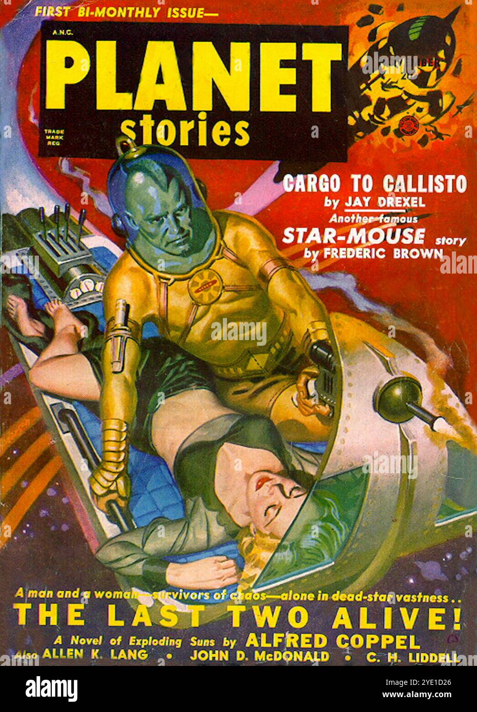 Planet Stories Vol 4 # 9 novembre 1950. Foto Stock
