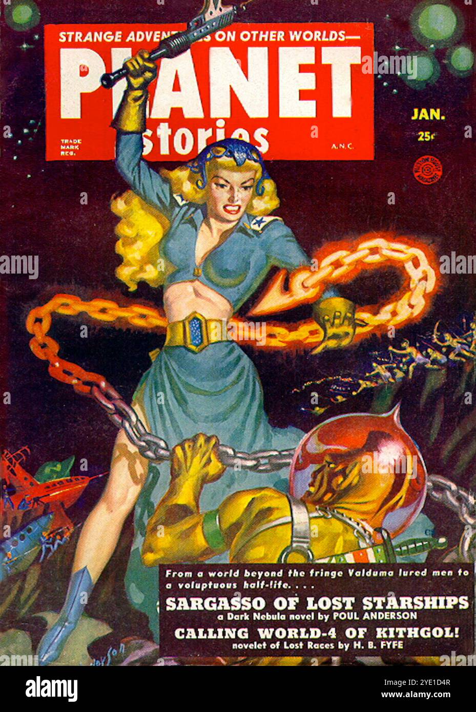 Planet Stories Vol 5 # 4 gennaio 1952. Foto Stock
