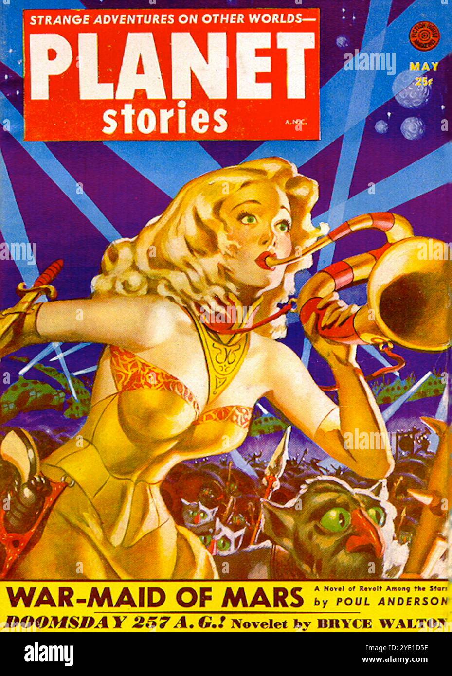 Planet Stories Vol 5 # 6 maggio 1952. Foto Stock