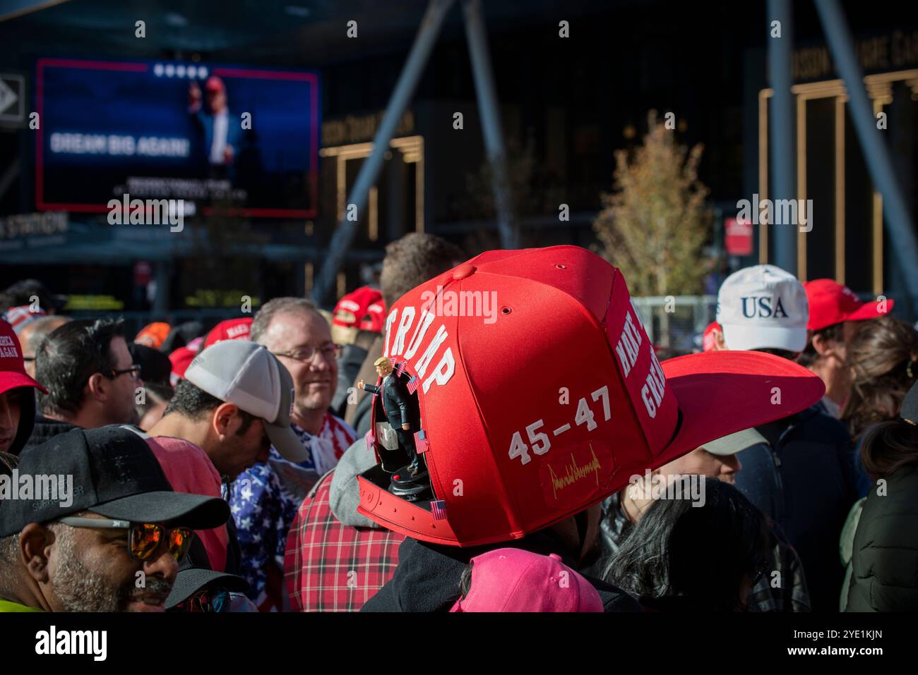 Ottobre 27 2024 Madison Square Garden Trump Rally, New York City Foto Stock