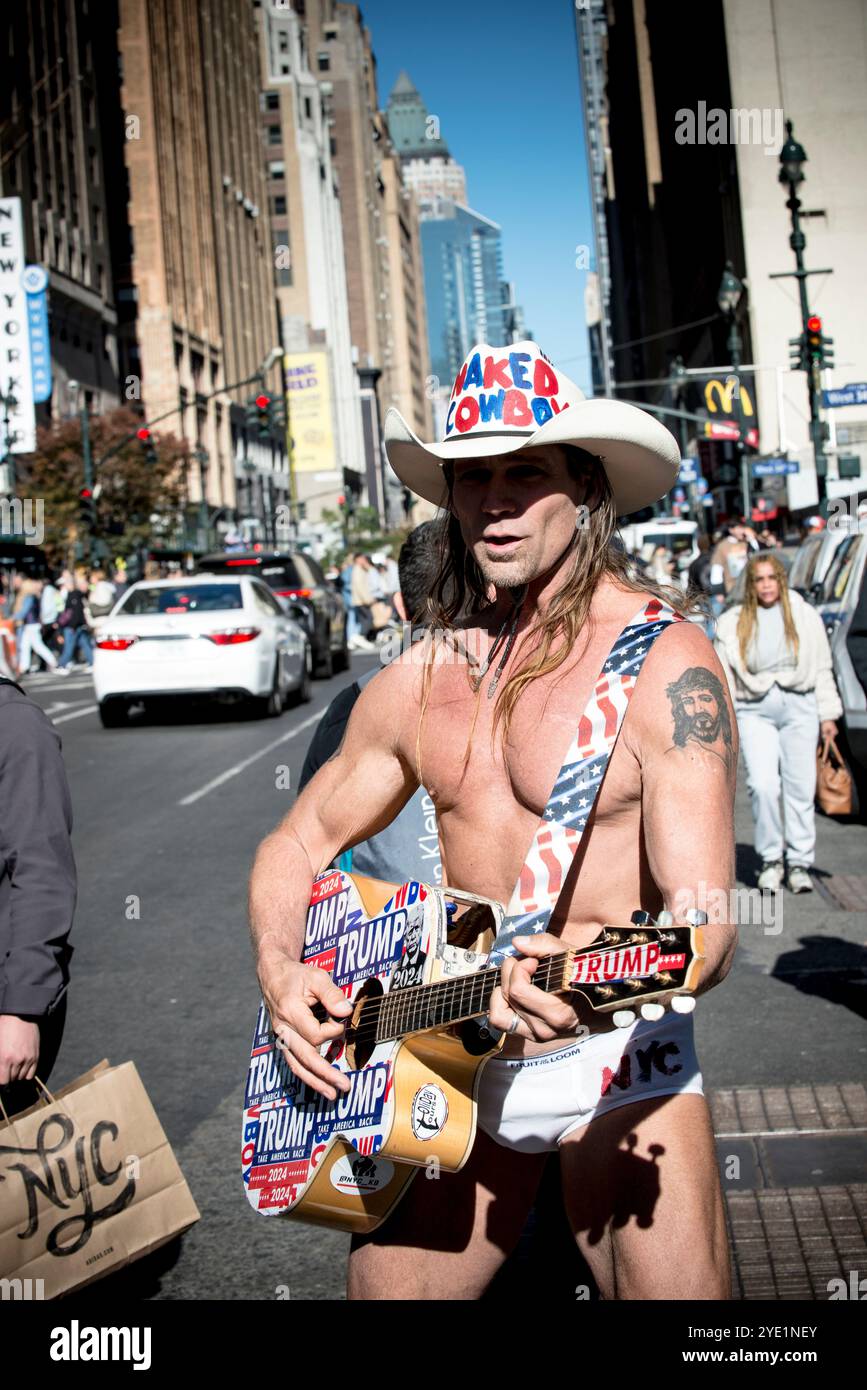 Ottobre 27 2024 Madison Square Garden Trump Rally, New York City Foto Stock