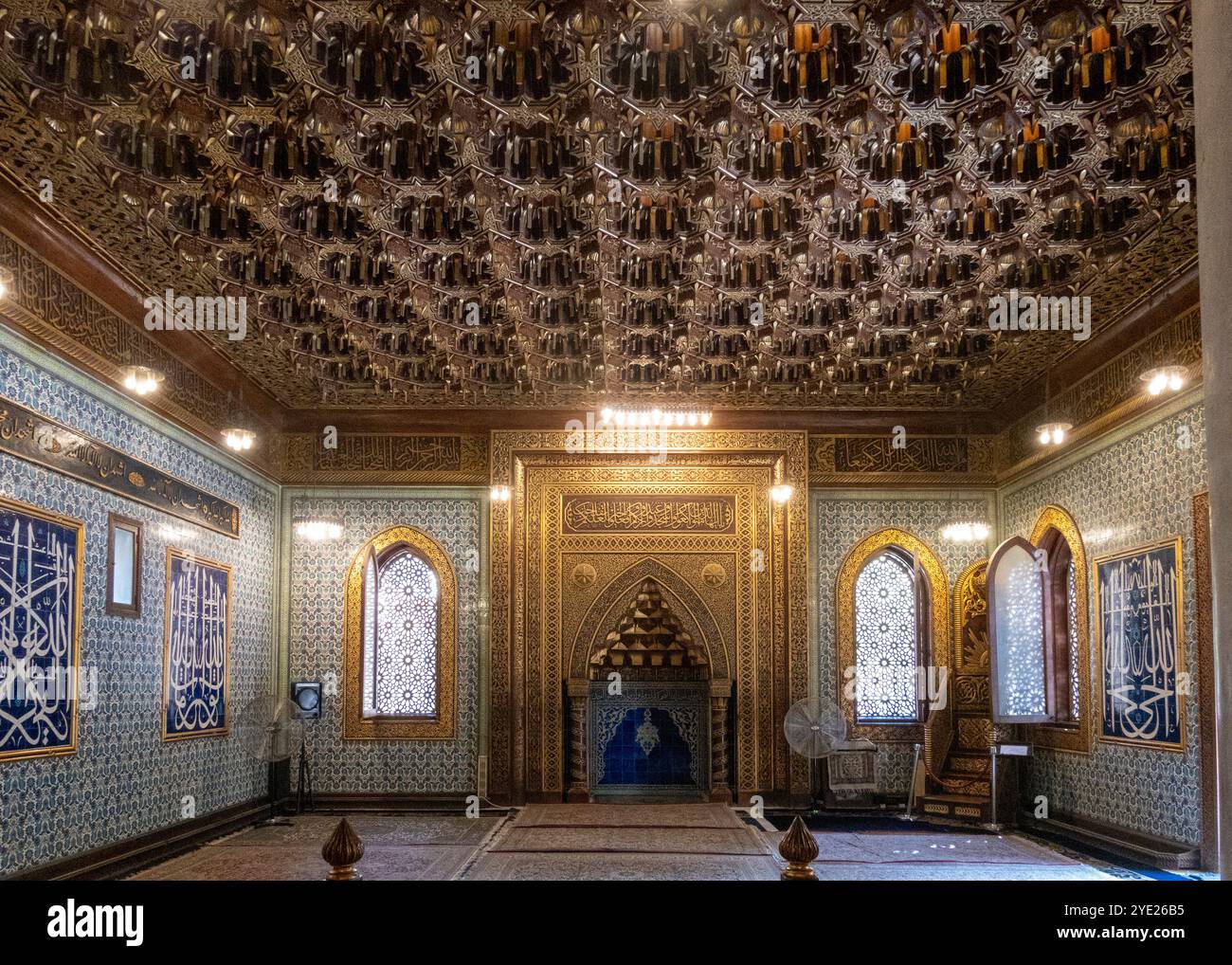 Palazzo Maniale neo-mamelucco, il Cairo, Egitto Foto Stock