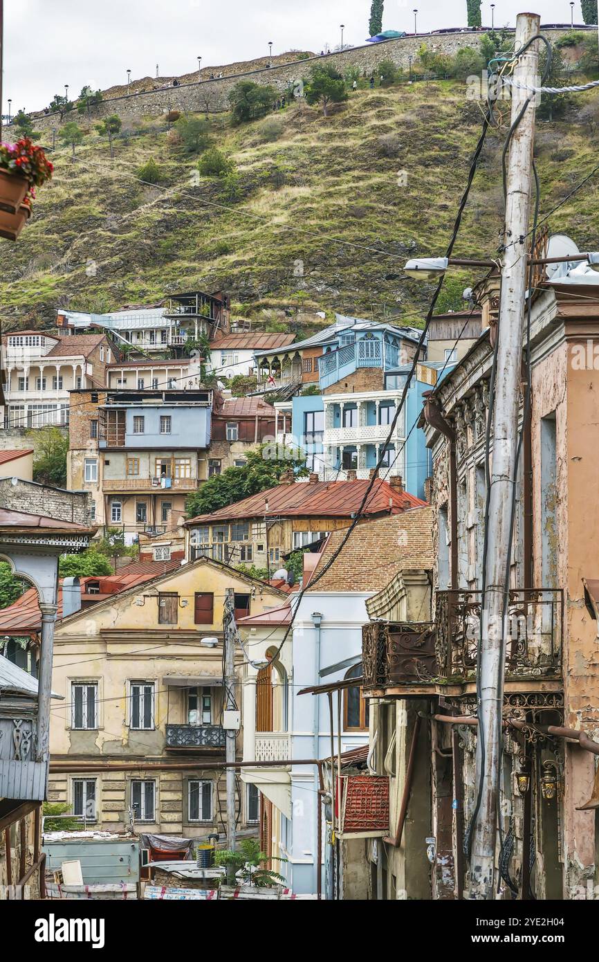 Nel centro storico di Tbilisi, Georgia, Asia Foto Stock