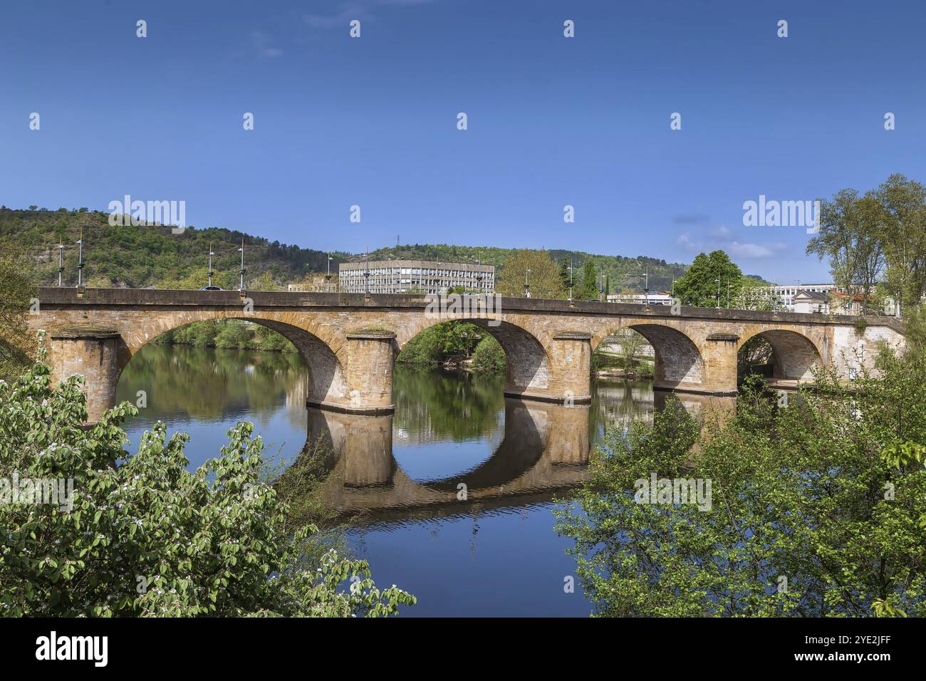 Pont Louis Philippe è un ponte sul fiume Lot, Cahors, Francia, Europa Foto Stock