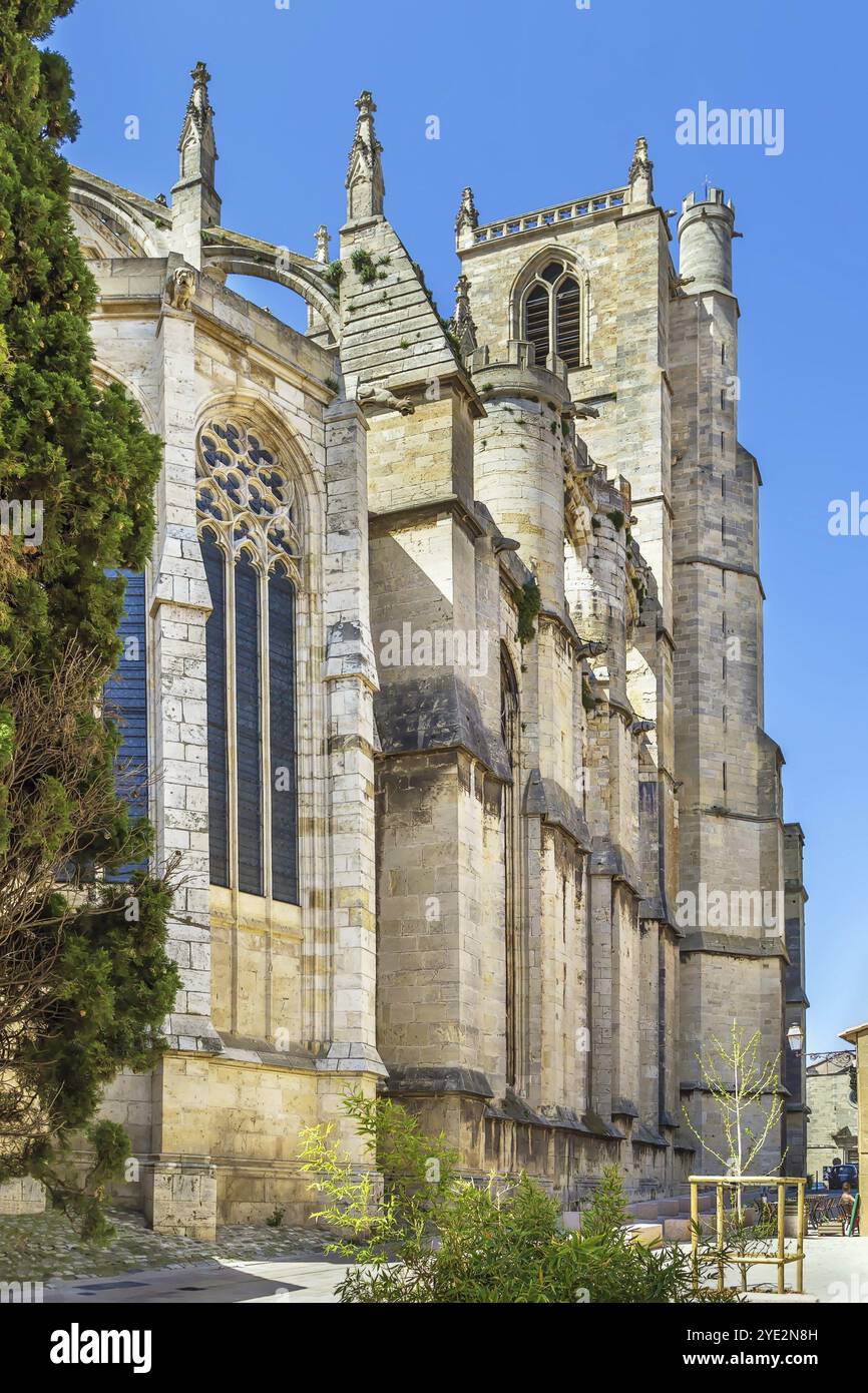 La cattedrale di Narbona è una chiesa cattolica situata nella città di Narbona, in Francia, in Europa Foto Stock