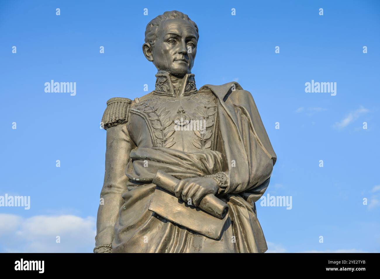 Simon Bolivar Monument, Potsdamer Straße, Tiergarten, Mitte, Berlino, Germania Foto Stock
