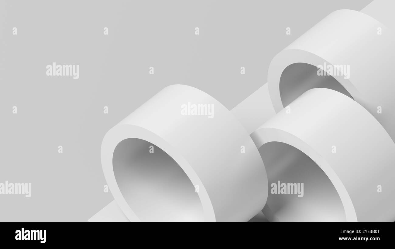 Sfondo astratto geometrico. illustrazione 3d. Foto Stock