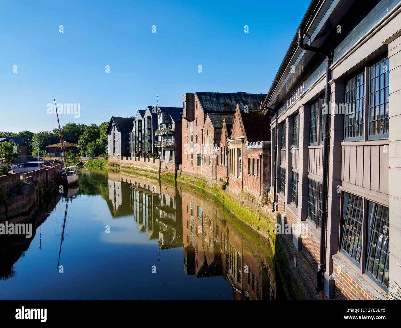 River Ouse, Lewes, East Sussex, Inghilterra, Regno Unito Foto Stock