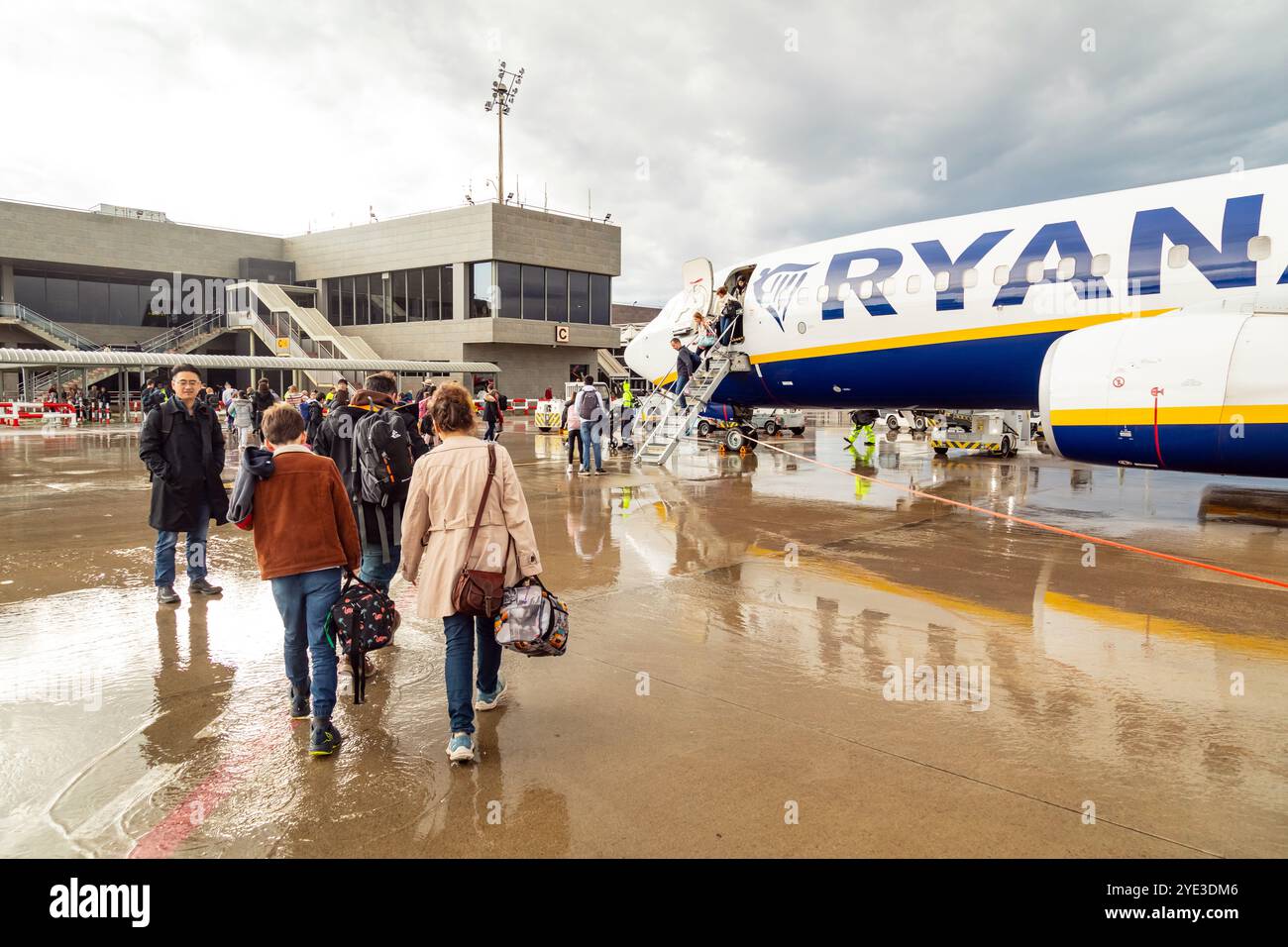 Aeroporto di Girona, Catalogna, Spagna Foto Stock