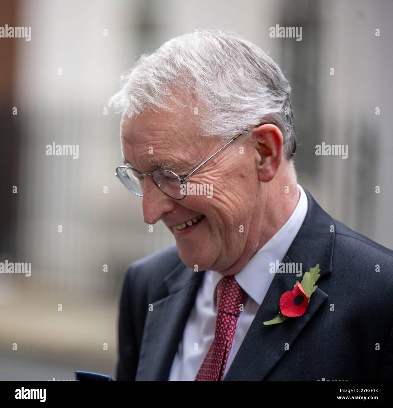 Londra, Regno Unito. 29 ottobre 2024. Hillary Benn, Segretario dell'Irlanda del Nord, ad una riunione di gabinetto al 10 di Downing Street Londra. Crediti: Ian Davidson/Alamy Live News Foto Stock