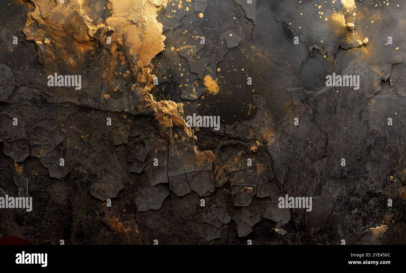 Sfondo in pietra nera. Vista frontale. Spazio libero per le copie.svuotare vecchi sfondi di cemento scuro o pietra. Foto Stock
