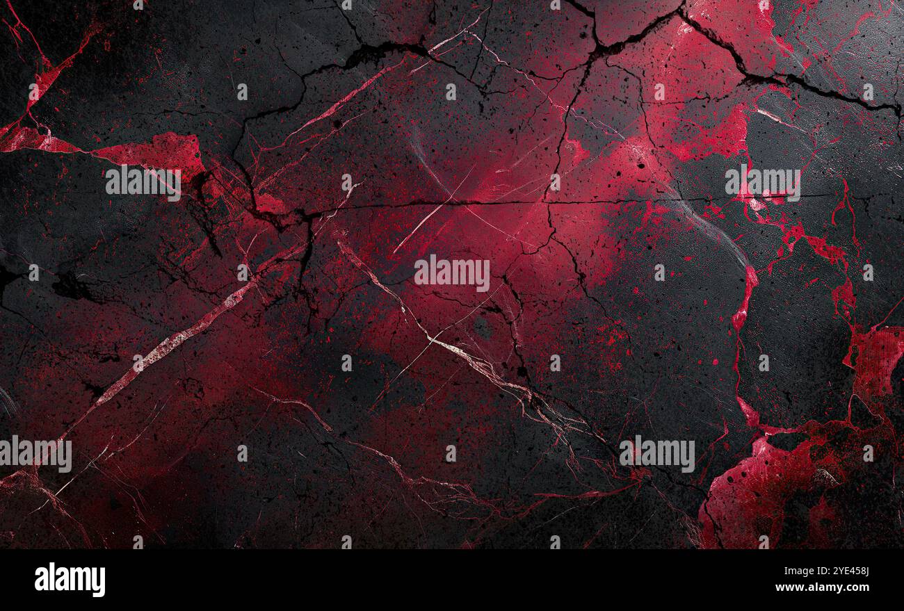 Sfondo in pietra nera. Vista frontale. Spazio libero per le copie.svuotare vecchi sfondi di cemento scuro o pietra. Foto Stock