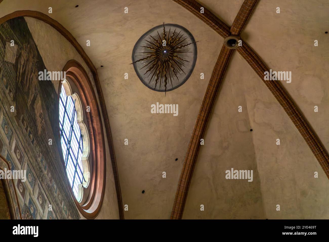 Basilica di San Petronio. Via de' Foscherari, Bologna, Emilia-Romagna, Italia Foto Stock