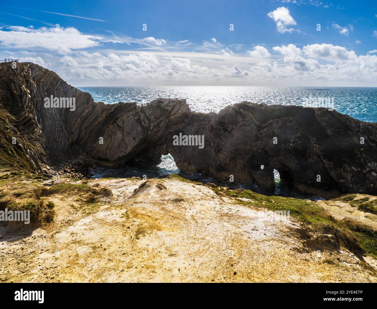 Stay Hole sulla Jurassic Coast nel Dorset. Foto Stock