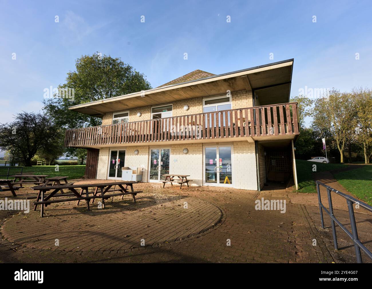 Café a Whitwell, Rutland Water, Inghilterra. Foto Stock