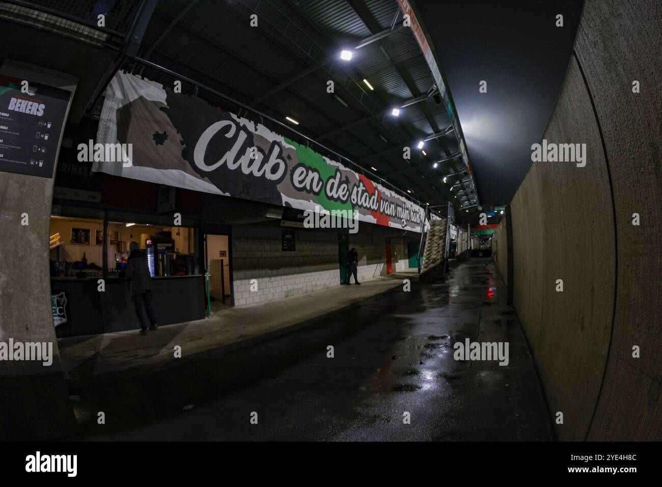 NIJMEGEN, 29-10-2024, Goffert Stadium, calcio, coppa olandese, stagione 2024/2025, vista interna durante la partita NEC - PEC Zwolle credito: Pro Shots/Alamy Live News Foto Stock