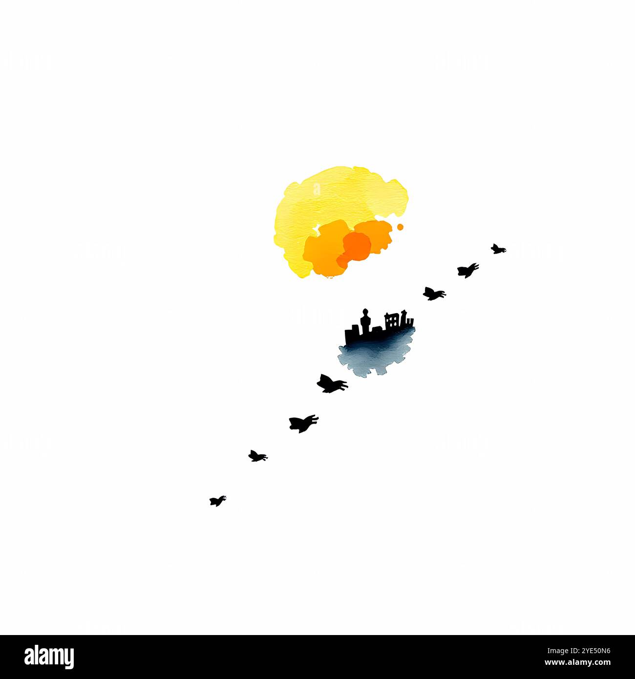 Mandala psichedelico Fractal astratto con simmetria cosmica e modelli caleidoscopici per la Meditazione e la visualizzazione della coscienza alterata Foto Stock